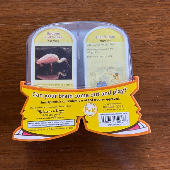 Melissa & Doug Smarty Pants Preschool Brain Building Card Set - Picture 5 of 5